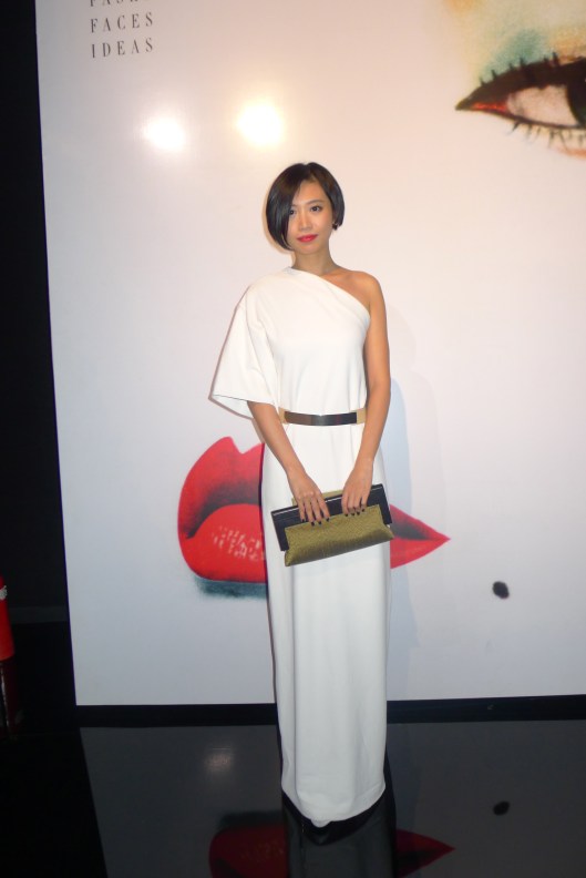 Kong Jing Nan in Evening dress