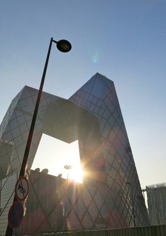 unexpected angle for CCTV's building. (to access that angle one must show credentials and be approved by the Army guard).