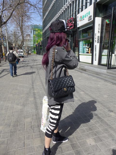 I loved the contrast between the 2.55 Jumbo and the look!