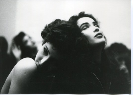 Betty Lago, the legendary Brazilian beauty and Linda Spierings mugging for the camera