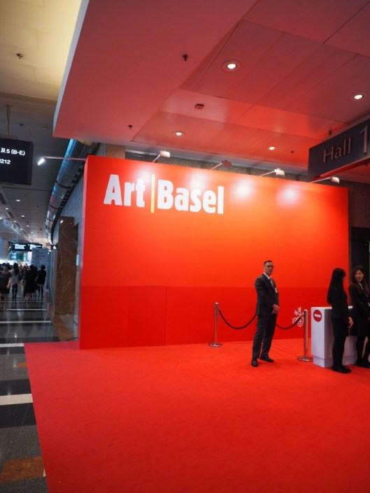 The VIP entrance of Art Basel Hong Kong that just closed its doors in HK.